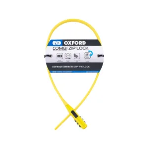 BLOKADA ZABEZPIECZENIE PRZECIWKRADZIEŻOWE OXFORD 470mm COMBI ZIP LOCK