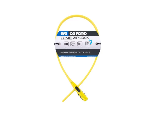 BLOKADA ZABEZPIECZENIE PRZECIWKRADZIEŻOWE OXFORD 470mm COMBI ZIP LOCK