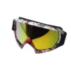 GOGLE OCHRONNE RÓŻNE KOLORY SZYB 9-39 MOTYW BLACK/WHITE/RED