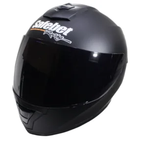 KASK SAFEBET HF-126S FLAT BLACK XL CIEMNA SZYBA (BRAK ECE)