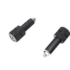 KOŃCÓWKI KIEROWNICY CIĘŻARKI CZARNE 13mm KPL.OX