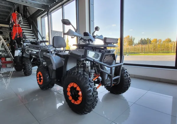 QUAD ATV 200G ARMOUR KOŁO 10" SZARO POMARAŃCZOWY