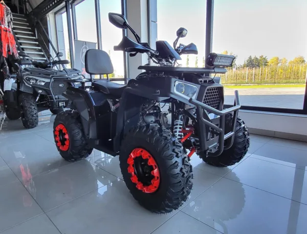 QUAD ATV 200G ARMOUR KOŁO 10" CZARNO CZERWONY