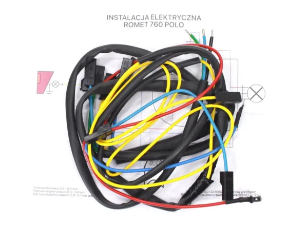 INSTALACJA ELEKTRYCZNA ROMET 760 POLO ML