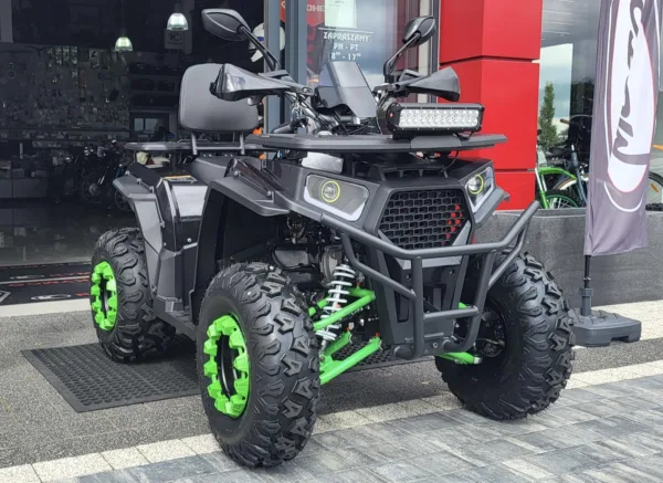 QUAD ATV 200G ARMOUR KOŁO 10" CZARNO ZIELONY