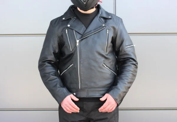 KURTKA SKÓRZANA VIG-16599 CZARNA XXXXL