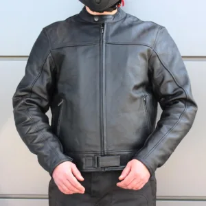 KURTKA SKÓRZANA VIG-16611 CZARNA XXXXL