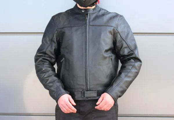 KURTKA SKÓRZANA VIG-16611 CZARNA XXXXL