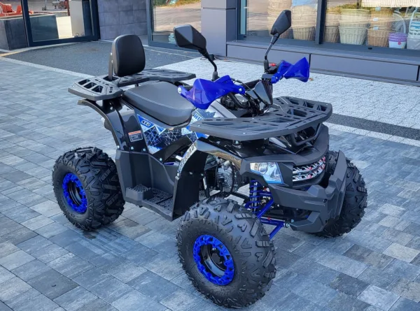 QUAD HB-ATV125F KOŁO 8" HUNTER NIEBIESKI 1 BIEG DO PRZODU + WSTECZNY