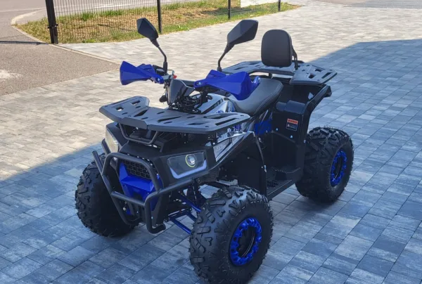 QUAD HB-ATV125G KOŁO 8" ARMOUR PRO NIEBIESKI 3 BIEGI DO PRZODU + WSTECZNY