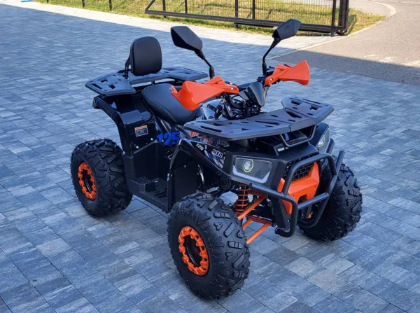 QUAD HB-ATV125G KOŁO 8" ARMOUR PRO POMARAŃCZOWY 3 BIEGI DO PRZODU + WSTECZNY