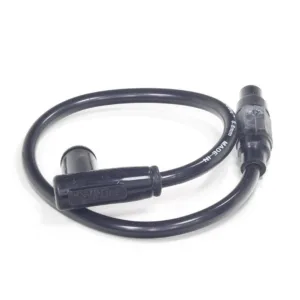 PRZEWÓD WYSOKIEGO NAPIĘCIA Z FAJKĄ 8.8mm SILIKONOWY SPLITFIRE CZARNY HB