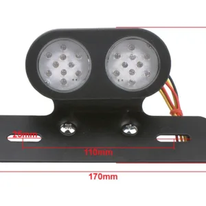 LAMPA TYŁ Z PODSTAWĄ TABLICY REJESTR TL-GJ-023-1