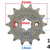 ZĘBATKA PRZÓD 420-14z ATV 110 ROB