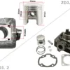CYLINDER SUZUKI AD50 TGB 41mm PIN 10 WIN