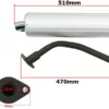 TŁUMIK GY6-125 KOŁO 12'' ROB