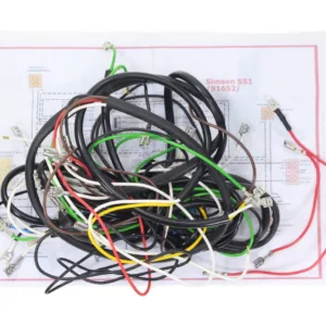 INSTALACJA ELEKTRYCZNA SIMSON S50 S51 S70 CZARNA ML