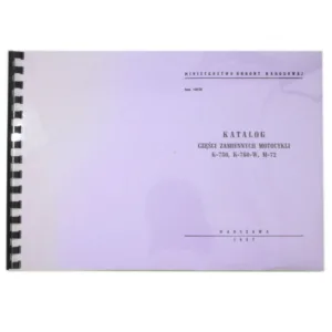 KATALOG CZĘŚCI ZAMIENNYCH K-750 K-750-W M-72