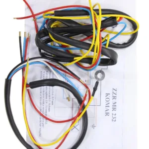 INSTALACJA ELEKTRYCZNA ROMET KOMAR ZZR 232 SZTYWNIAK CZARNA ML