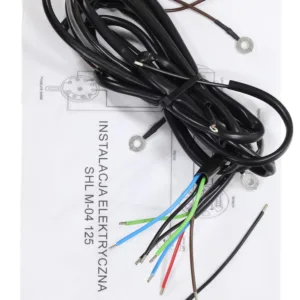 INSTALACJA ELEKTRYCZNA SHL M04 125 CZARNA ML