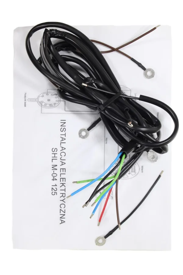 INSTALACJA ELEKTRYCZNA SHL M04 125 CZARNA ML