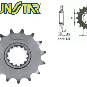 ZĘBATKA PRZÓD SUNSTAR SUNF410-15
