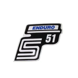 NAKLEJKA SIMSON S51 ENDURO NIEBIESKA