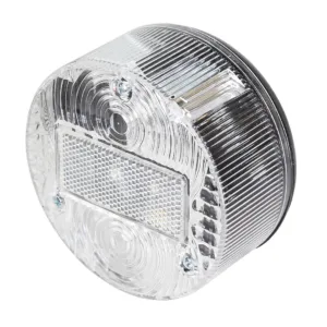 LAMPA TYŁ MZ OKRĄGŁA BIAŁA Z BIAŁYM ODBLASKIEM