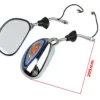 LUSTERKA M10 QY 196 CHROM Z KIERUNKOWSKAZEM KPL.