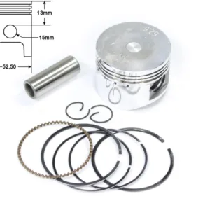 TŁOK GY6 125 52,5mm PIN 15mm STD