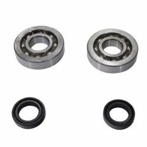 ZESTAW ŁOŻYSK WAŁU KORBOWEGO APRILIA DERBI GILERA PIAGGIO 50CC 20x52x12 SKF + SIMERINGI RMS