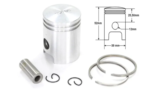 TŁOK SIMSON S51 39,00 4-SZLIF KPL