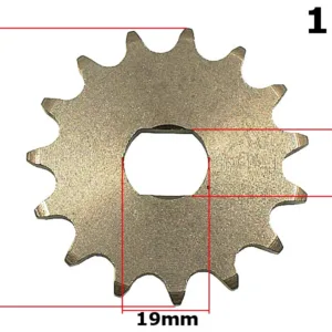 ZĘBATKA PRZÓD SIMSON S51 15z W