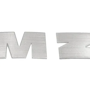 NAKLEJKA MZ LITERKA SREBRNA ALUMINIOWA DL
