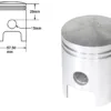 TŁOK MZ ETZ 150 57,50mm 3 SZLIF WĘGRY