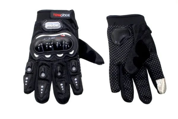 RĘKAWICZKI MOTOCYKLOWE TOW CZARNE XL