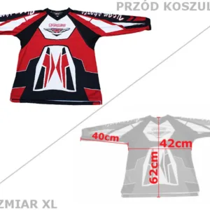 KOSZULKA VT07 YOUTH MAŁA RED XL