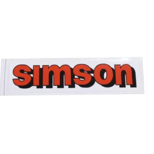 NAKLEJKA SIMSON CZERWONA