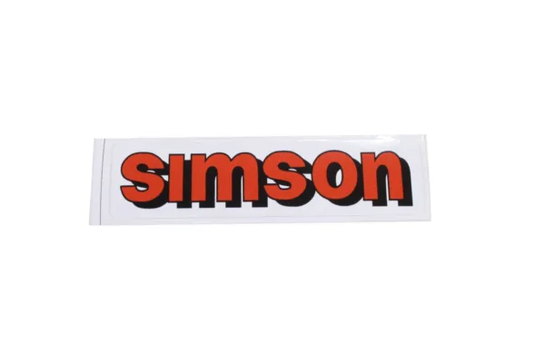 NAKLEJKA SIMSON CZERWONA