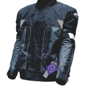KURTKA TEKSTYLNA PGS 768-1214 CZARNO BIAŁA L