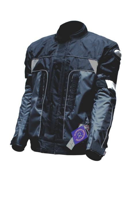 KURTKA TEKSTYLNA PGS 768-1214 CZARNO BIAŁA L