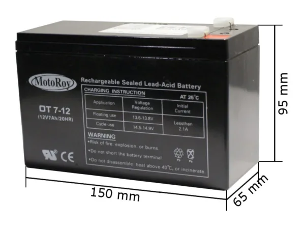 AKUMULATOR OT 7A-12V