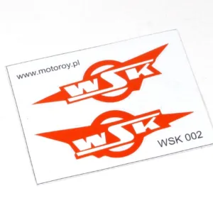 NAKLEJKA WSK POMARAŃCZOWA KPL.