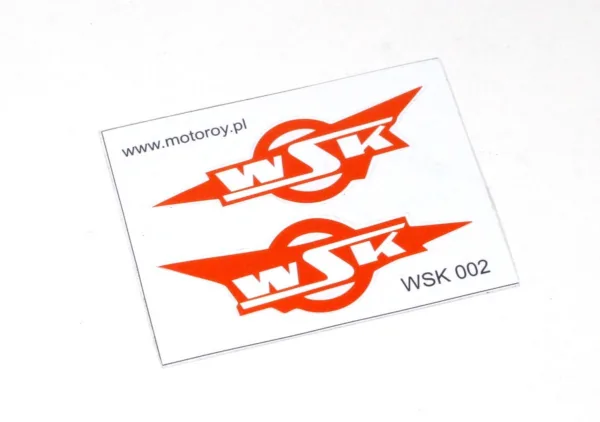 NAKLEJKA WSK POMARAŃCZOWA KPL.