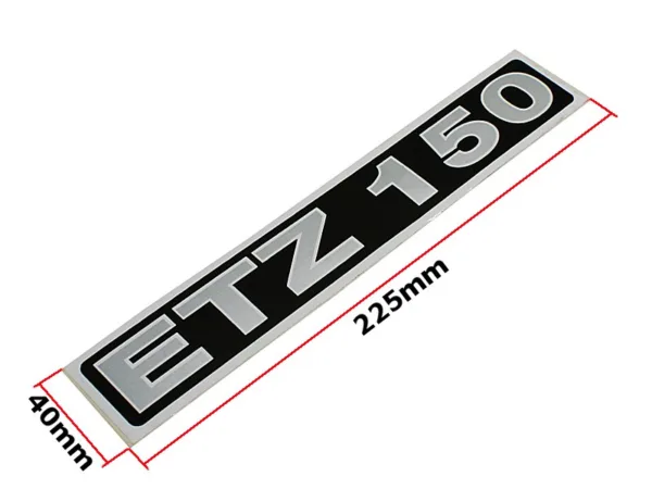 NAKLEJKA MZ ETZ 150 SREBRNA