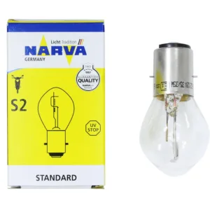 ŻARÓWKA 12V 35/35W NARVA S2 BA20d