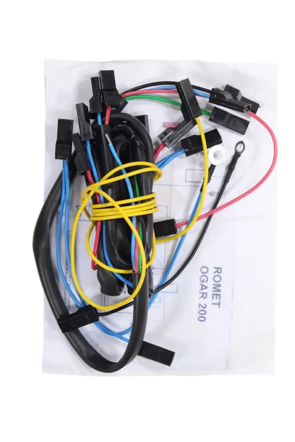 INSTALACJA ELEKTRYCZNA ROMET OGAR 200 CZARNA ML