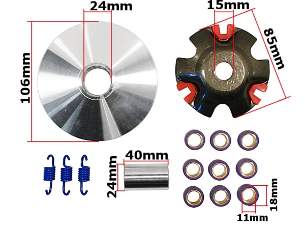 WARIATOR GY6-150 ATV150 TUNING NEW 11 GRAM