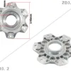 DOCISK SPRZĘGŁA ALUMINOWY MZ250