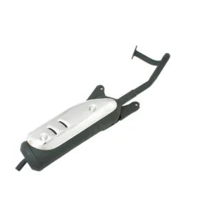 TŁUMIK GY6-50 SKUTER KOŁO 12'' METALOWY Z OSŁONĄ
